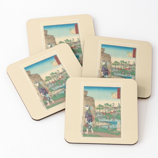 Item preview, Kiyochika- A bridge in Shimofusa Shimofusa tsugibashi designed and sold by TeeARTHY.