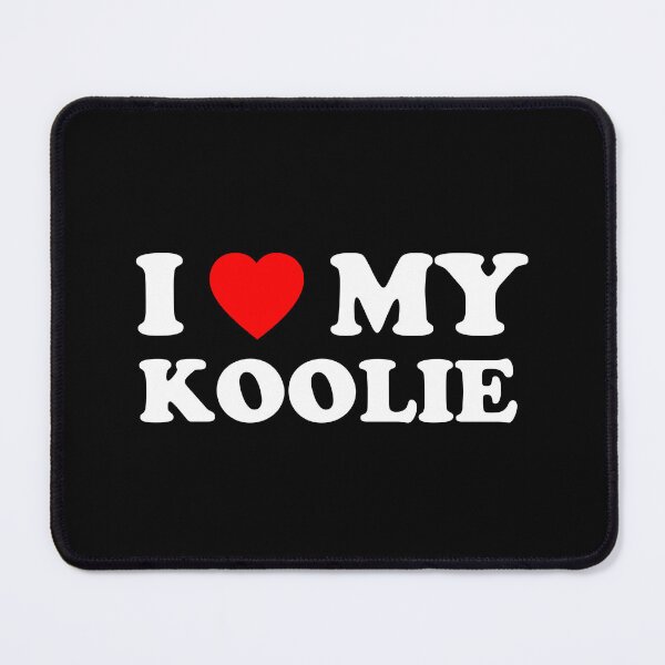 Item preview, I Love My Koolie Heart Dog Gift designed and sold by Guarddogdrive.
