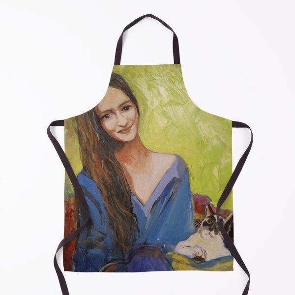 Item preview, Young woman with cat designed and sold by Michał Ogiński.