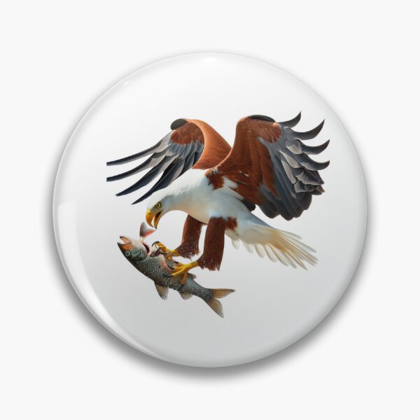 Item preview, Majestic African Fish Eagle Catch designed and sold by AfrikaWonders.