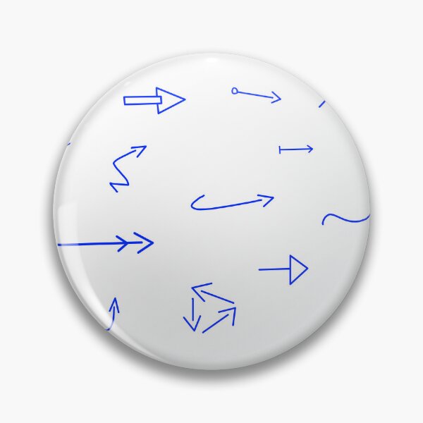 Item preview, Thin handdrawn blue arrows set designed and sold by EmeraldeaArt.