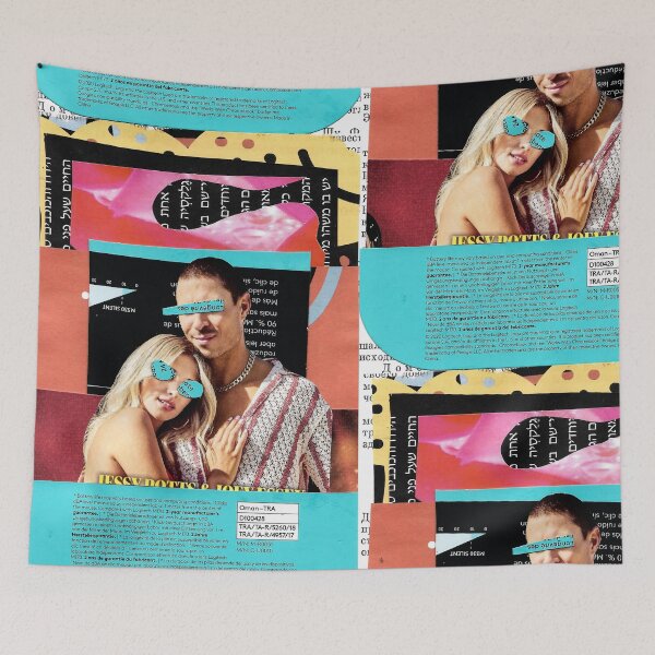 Item preview, Unidentified couple - Handmade Collage 05 designed and sold by GreissDesign.