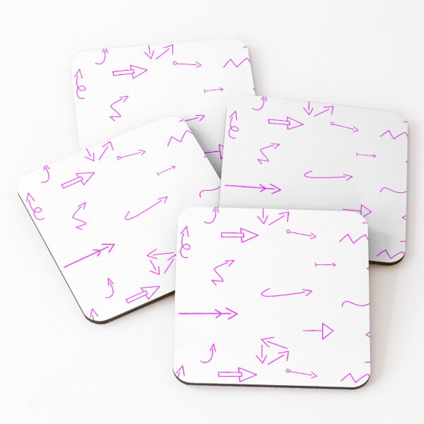 Item preview, Thin handdrawn pink arrows set designed and sold by EmeraldeaArt.