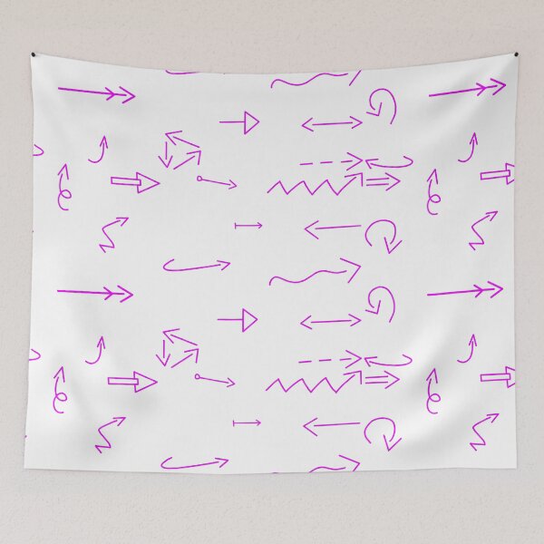 Item preview, Thin handdrawn pink arrows set designed and sold by EmeraldeaArt.