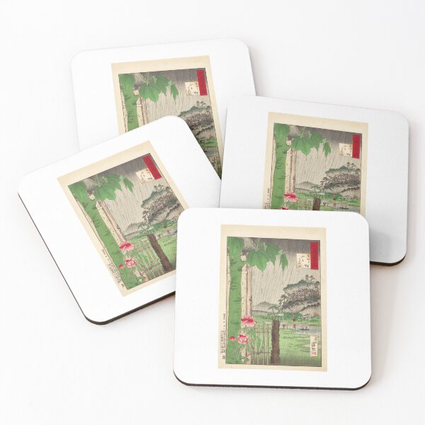 Item preview, Kobayashi Kiyochikwa  Mountain behind Sanno Shrine and Paulownia  designed and sold by TeeARTHY.