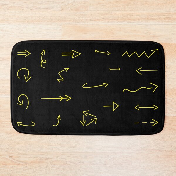 Item preview, Thin handdrawn yellow arrows set designed and sold by EmeraldeaArt.