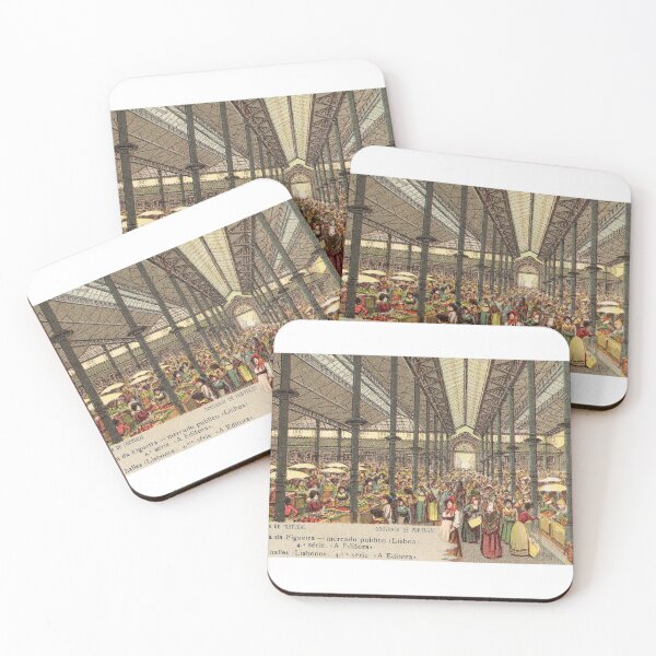 Item preview, Central Market PRAÇA DA FIGUEIRA, Lisbon in 1900, Portugal designed and sold by MTD-Archives.
