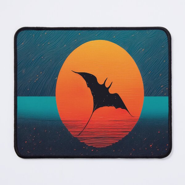 Item preview,  Manta rays in silhouette design. designed and sold by HEMRO.