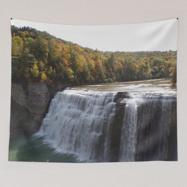 Item preview, waterfall nature fall photograph letchworth  designed and sold by Kaysart2020.