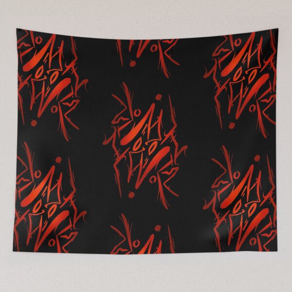 Item preview, Abstract Cyber Sigil Graffiti Red designed and sold by Mitch616Art.
