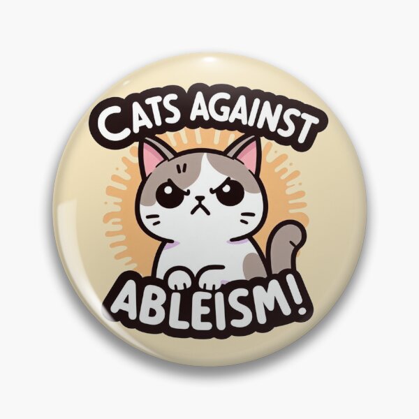 Item preview, Cats against ableism designed and sold by Vkinsify.