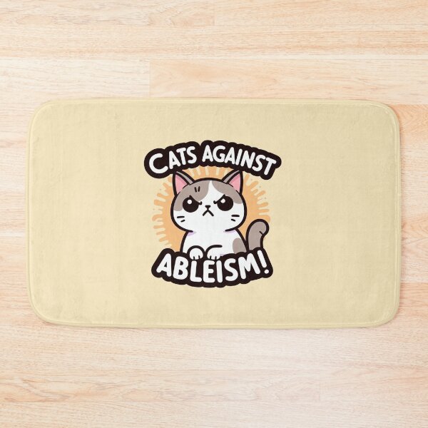 Item preview, Cats against ableism designed and sold by Vkinsify.