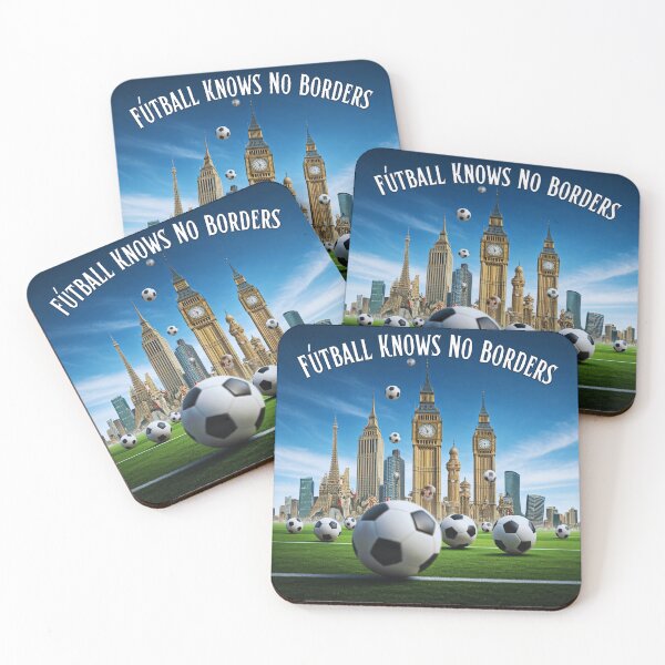 Item preview, FUTBALL KNOWS NO BORDERS  designed and sold by FitEnvy.