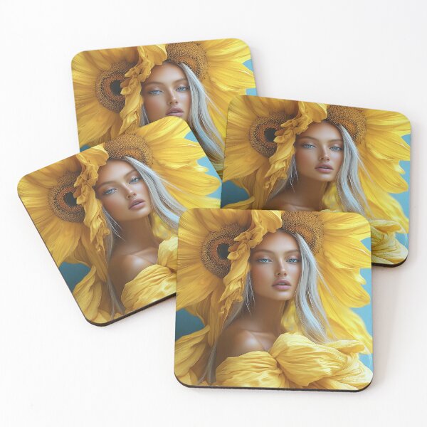 Item preview,  "Yellow and Blue Fashion" designed and sold by MacroArtHub.