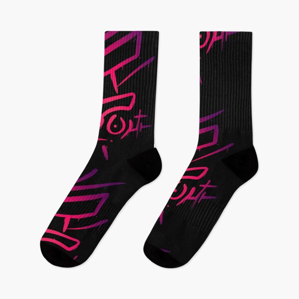 Item preview, Neon Pink Urban Glyphs Cyber Sigil Graffiti designed and sold by Mitch616Art.