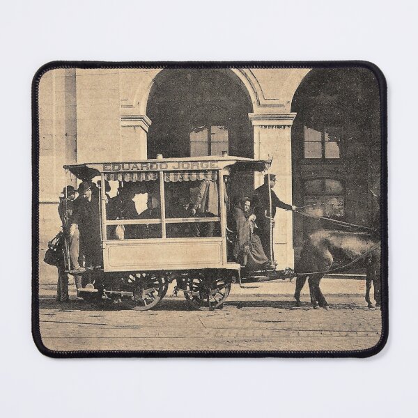 Item preview, CHORA horse car in the streets of Lisbon, circa 1900, Portugal designed and sold by MTD-Archives.