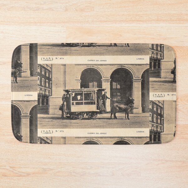 Item preview, CHORA horse car in the streets of Lisbon, circa 1900, Portugal designed and sold by MTD-Archives.