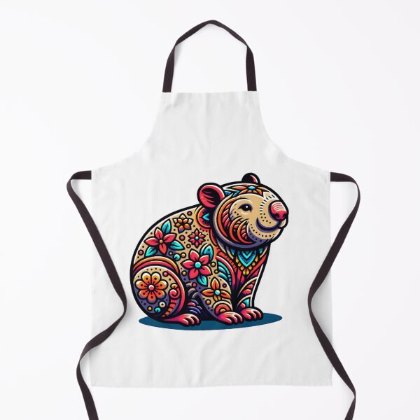 Item preview, Abstract Floral Wombat designed and sold by TheAnimalZ00.