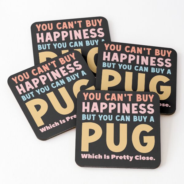 Item preview, Happiness Pug designed and sold by PetSafari.