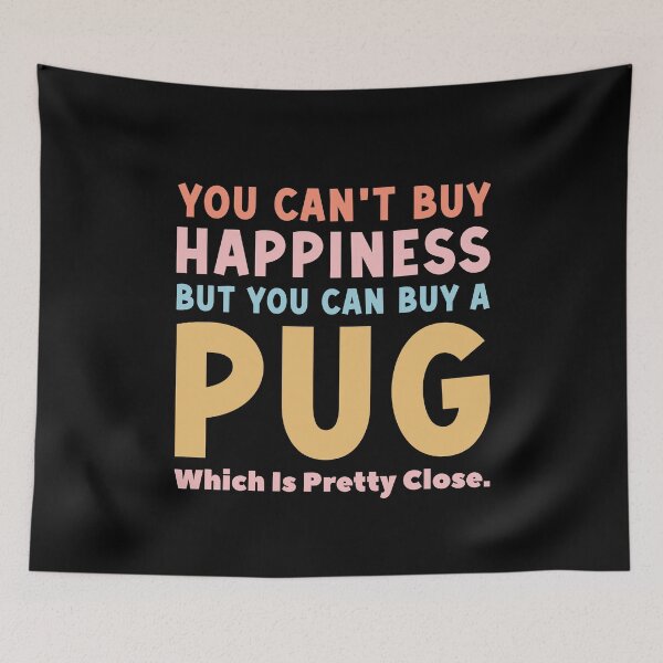 Item preview, Happiness Pug designed and sold by PetSafari.