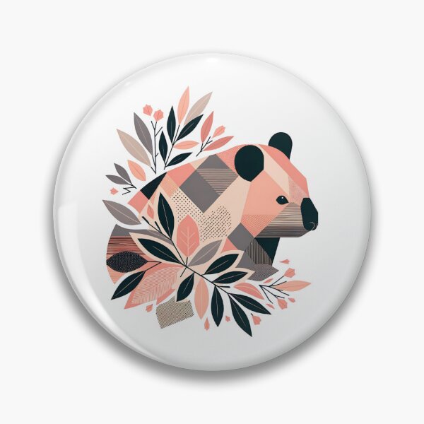 Item preview, Abstract Floral Geometric Wombat designed and sold by TheAnimalZ00.