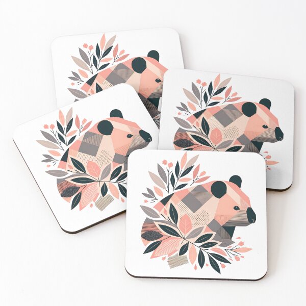 Item preview, Abstract Floral Geometric Wombat designed and sold by TheAnimalZ00.