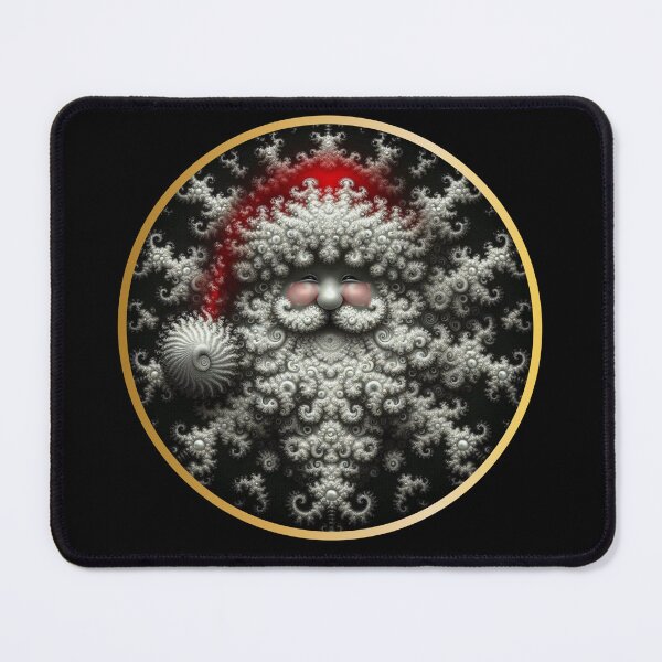 Item preview, Fractal Grey Santa designed and sold by Vast-Designs.