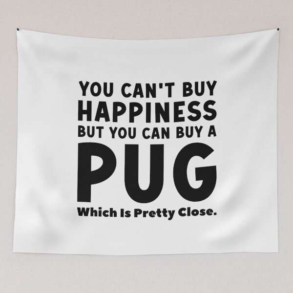 Item preview, Happiness Pug designed and sold by PetSafari.