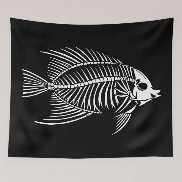 Item preview, Angelfish Skeleton designed and sold by sharkbait83.