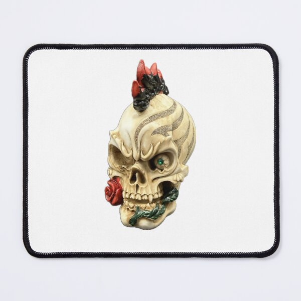 Item preview, Romantic Mohawk Skull designed and sold by AnnetteMT22.