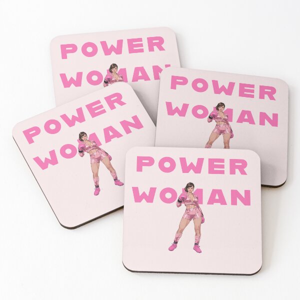 Item preview, power woman pink illustration designed and sold by La Loca.