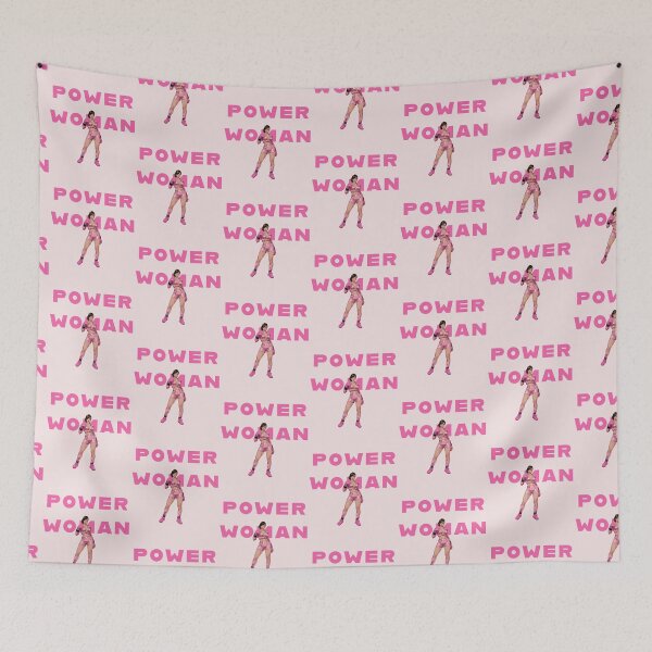 Item preview, power woman pink illustration designed and sold by La Loca.