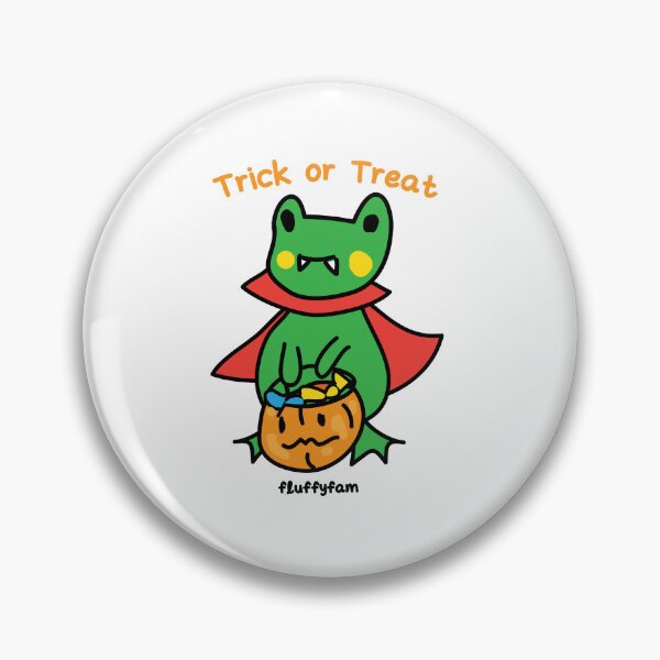 Item preview, Trick or treat frog  designed and sold by fluffyfamcraft.
