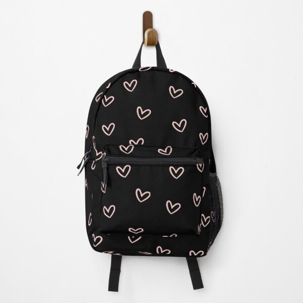 Item preview, Heart Pattern Black Pink designed and sold by Bonicrazypeople.