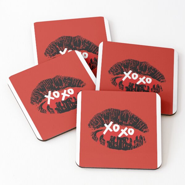Item preview, XOXO Kiss – Bold Red Lips designed and sold by grungegirll.