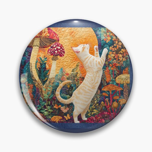 Item preview, Mushroom Kitty Heaven designed and sold by WitsandWonders.