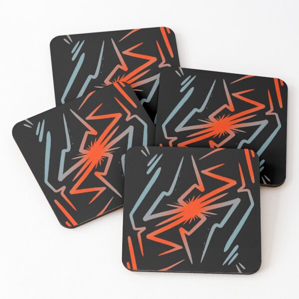 Item preview, Abstract Sun Glyph Cyber Sigil Graffiti Red and Blue designed and sold by Mitch616Art.
