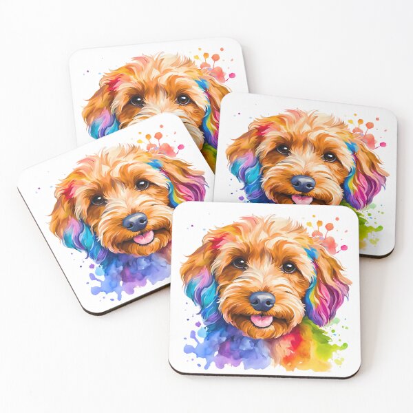 Item preview, Cockapoo Watercolor Portrait – Vibrant Art for Dog Lovers designed and sold by Fredster1966.