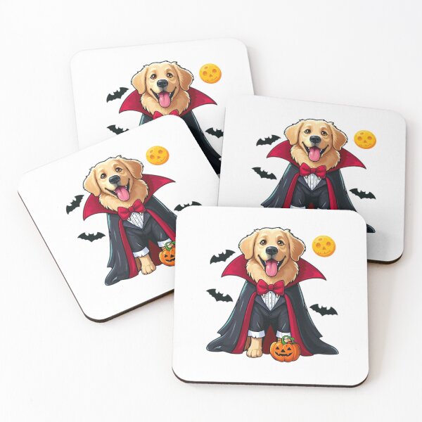 Item preview, Vampire Golden Retriever designed and sold by EpicPaws.