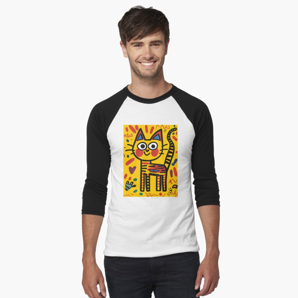 Aperçu de l'œuvre T-shirt baseball manches ¾ créée et vendue par NewAspect.