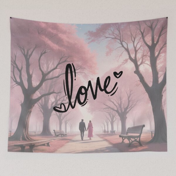 Item preview, Walking in Love's Embrace. Love is beautiful. Sweet, pink. designed and sold by GlowUpLook.