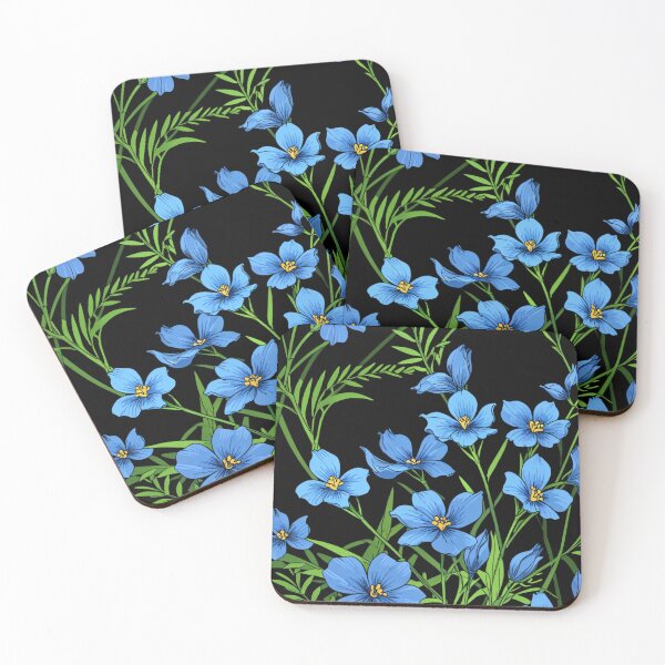 Item preview, Amazing blue flax. designed and sold by PatDoArt.