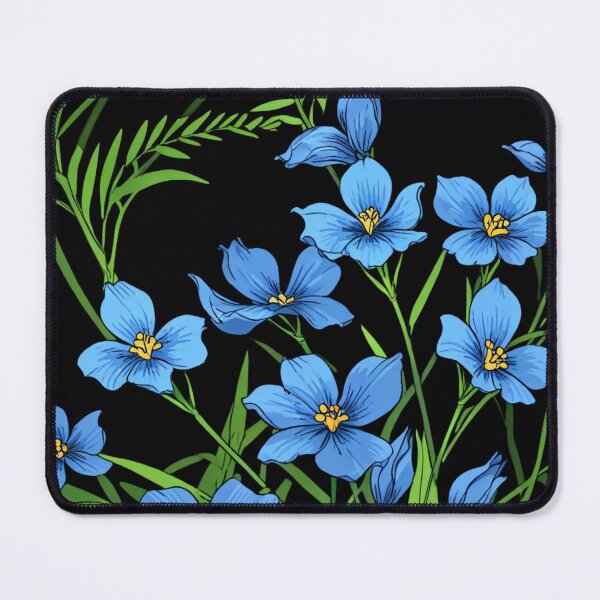 Item preview, Amazing blue flax. designed and sold by PatDoArt.