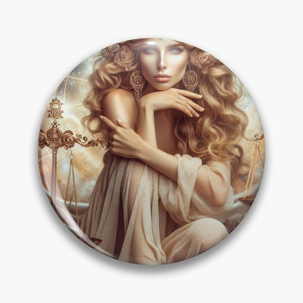 Item preview, LOVELY LIBRA LADY ZODIAC STICKER ASTROLOGY SIGN designed and sold by Arts4U.
