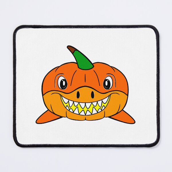 Item preview, Happy Pumpkin Shark Bite designed and sold by Sartoris Art.