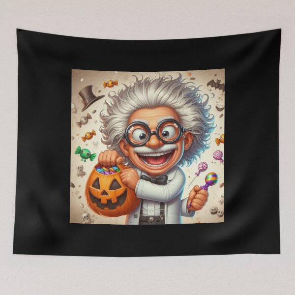 Item preview, Albert Einstein Halloween designed and sold by sevenmountains.