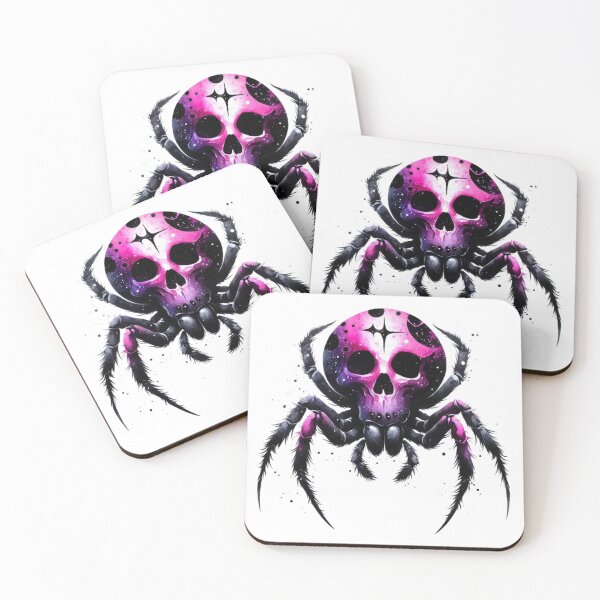 Item preview, Halloween Spider with a Skull on His Back: Spooky Print Design designed and sold by C-CheleSells.