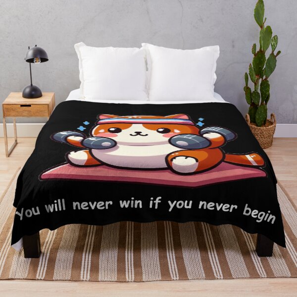 Item preview, Motivational Workout Kitty designed and sold by BulgariAI.