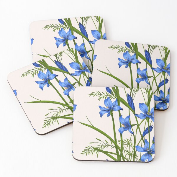 Item preview, Farming flax flowers. designed and sold by PatDoArt.
