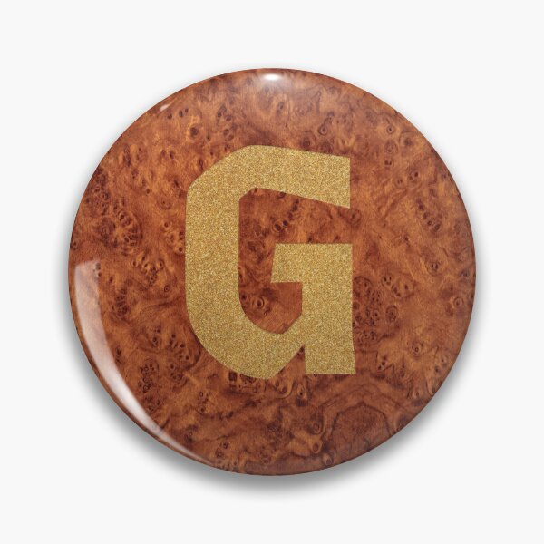 Item preview, Alphabet Letter G – Gold Foil On Wood designed and sold by GoSnappy.